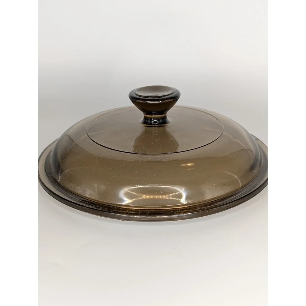 Pyrex Visions Amber Glass #623C Lid 1.5 Quart Casserole Dish REPLACEMENT 623-C